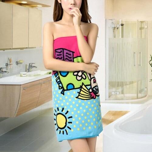 Practical Good Fluffy Multi-usage Bath Towel Lightweight SPA Towel Super Soft for Outdoor