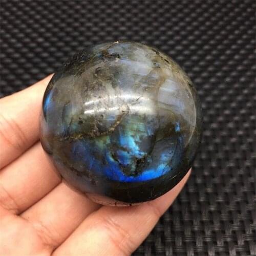 Natural gemstone colorful labradorite sphere ball crystal stone for home decoration
