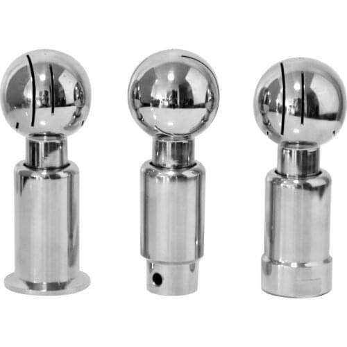 1''1.5”2”BSP Female Thread Tri Clamp 304 sanitary rotary cip cleaning spray ball for tank cleaning