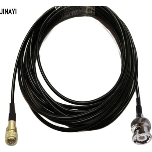 BNC male to M5 Microdot Compatible Connector male 10-32 UNF Vibration Acceleration Sensor Test Pigtail RG174 Cable 1m 3m 5m 10m