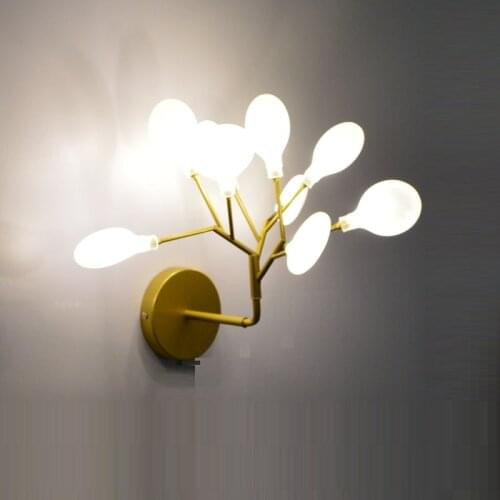 Modern firefly LED wall lightS stylish tree branch wall lamp decorative firefly wall sconce Lighting