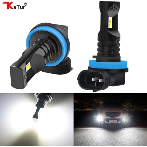 2pcs 1600Lm H16 H11 Led Fog Lights 9006/HB4 9005/HB3 H1 H3 H7 H8 881 PSX24W 880 Led Car Lights Driving Lamp CSP chip 6500K White