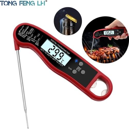 Food Thermometer Digital Kitchen Water Thermometer Meat Cooking Milk Probe BBQ Electronic Oven Waterproof Kitchen Tools