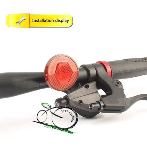Cycling Mountain Bike Bicycle Plastic Reflector Tail Light Reflector Front Rear Warning Tail Light Safety Lens