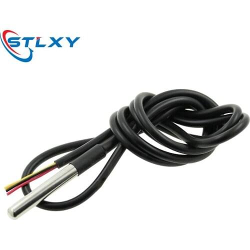 DS1820 Stainless steel package Waterproof DS18b20 temperature probe temperature sensor 18B20 for arduino