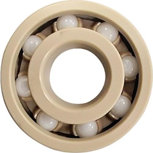 PEEK High Temperature Bearing 683 684 685 686 687 688 689 1PC ZrO2 Ceramic Ball Precision Plastic Bearings