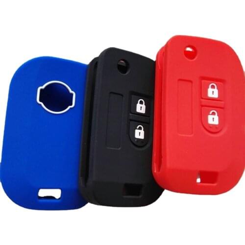 2 Button Flip Folding Key Shell Protector For Nissan Remote Silicone Cover Micra K12 Note Navara Qashqai PATHFINDER Keyless