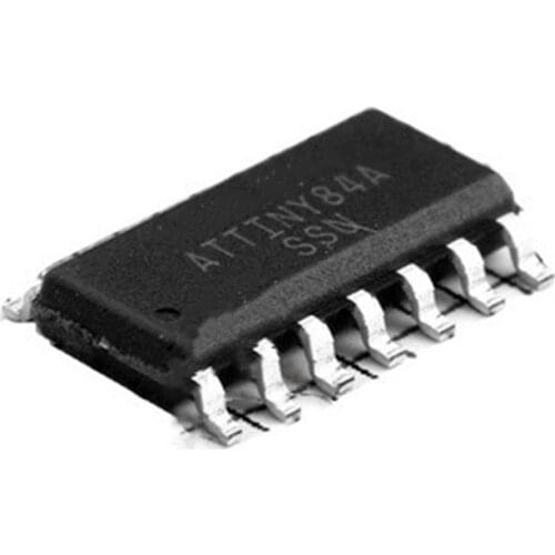2pcs/lot ATTINY84A-SSU SOP14 ATTINY84A-U 84A-SSU SOP ATTINY84A ATTINY84 SOP-14 IC In Stock