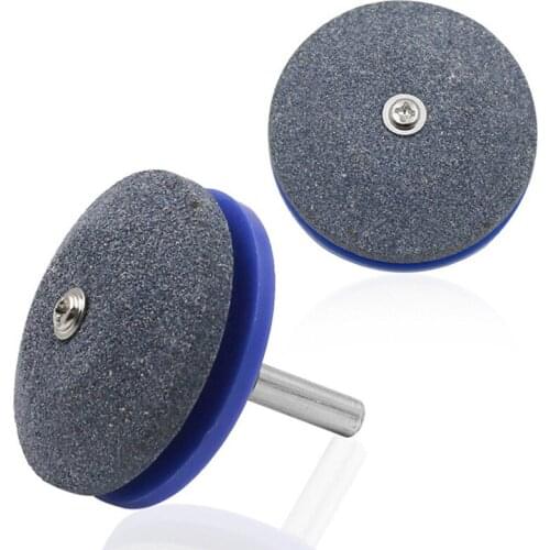 2pcs Universal Blade Sharpener Stone Garden Lawn Mower Power Hand Drill Durable Abrasive Tools Accessories