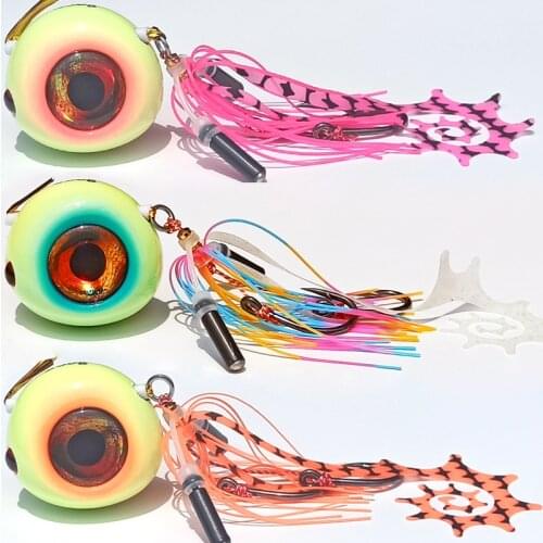 350g 300g 250g 200g/150g/120g/100g/80g/60g/40g Luminous Kabura Pesca Slider Snapper/Sea bream Jig head with skirt jigging lure