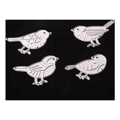4pcs/lot bird metal dies cutting for scrapbooking DIY Scrapbooking Embossing Paper Cards Crafts Diecuts New 2018