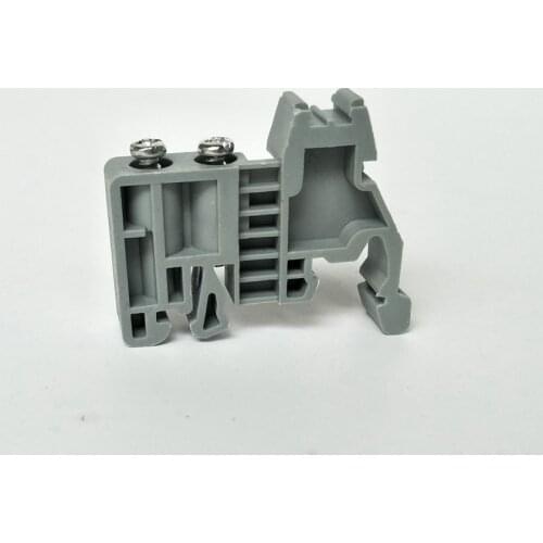 50Pcs/Lot E/UK DIN Rail Terminal Block End Stopper for 35mm DIN Rail