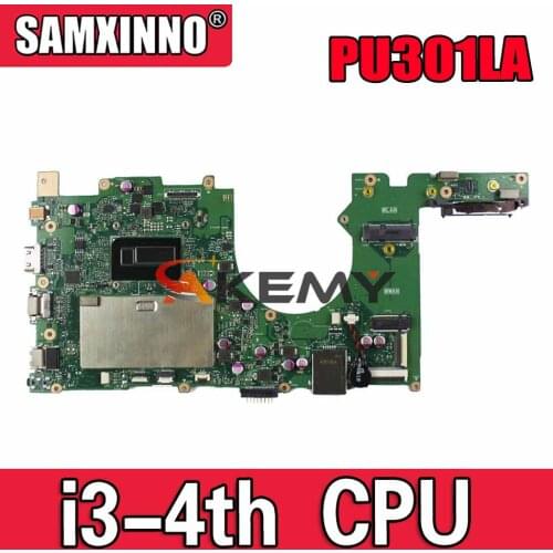 Akemy PU301LA Laptop motherboard for ASUS PU301LA PU301L original mainboard I3-4010U