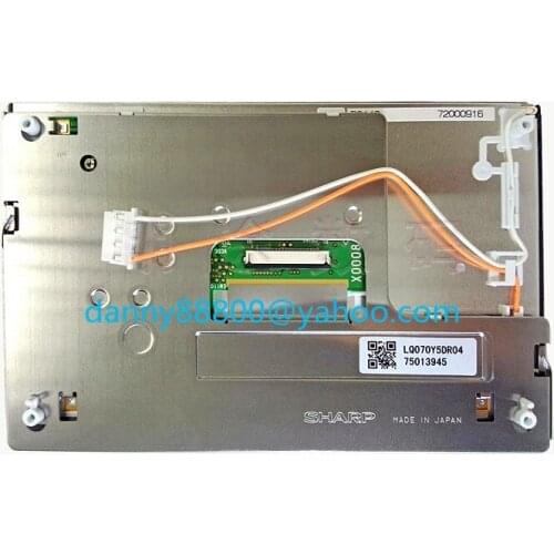 Free shipping Original new LQ070Y5DR04 Shapp 7inch TFT LCD display screen monitor for Mercedes-Benz ML R Roof DVD player