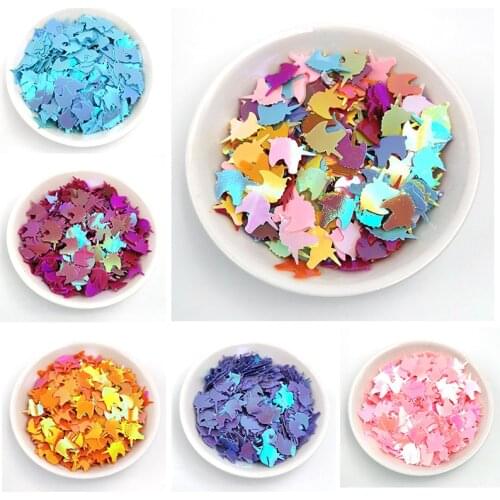 Glitter Unicorn PVC Loose Sequins Paillette for Sewing Clothes Garment Craft Wedding Decoration Dress Shoe Caps DIY Accessory