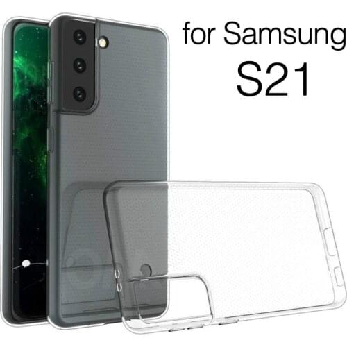 Case Voor Samsung Galaxy S21 S21 Plus S21Ultra Tpu Silicon Clear Soft Case Voor Samsung Galaxy S21 ultra Achterkant