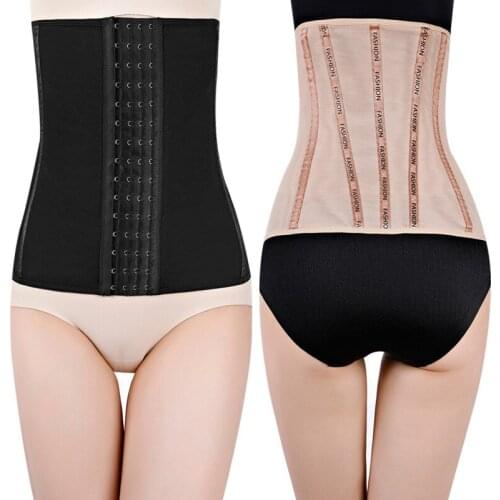 Women Body Shaper Corsets Body Slimming Tummy Control Flat Belly Adjustable Buckle Style Shapewear Corset Female Shaping Belts