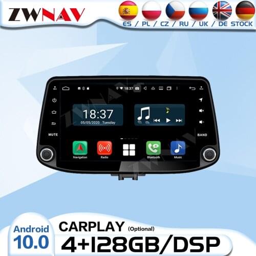 DSP Carplay 2 Din Android Radio Receiver For Hyundai I30 2017 2018 2019 Car Auto Audio Stereo Video Player GPS Multimedia Unit