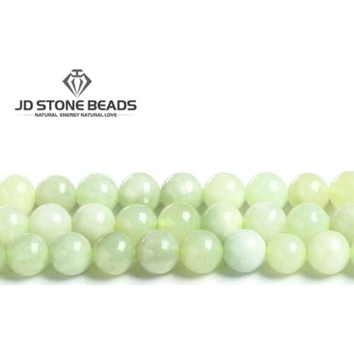 Mountain Jade Unique Design Jewelry Accessory Stone Accessory Green Jade Loose Beads Free Shipping Natural Round Beads