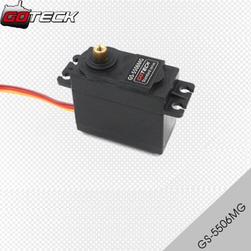 GOTECK GS-5506MG 5.7/6.0 kg-cm Torque Mini Micro Analog Servo for RC Airplane Car Remote control Plane Metal brush Plastic gear