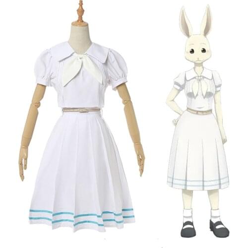 HISTOYE The Comic Cartoon BEASTARS Costume Japanese Rabbit Cosplay Clothing for Women Halloween Costume Party