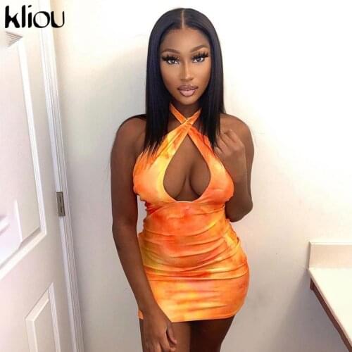 Открытые летние платья Kliou China At AliExpress