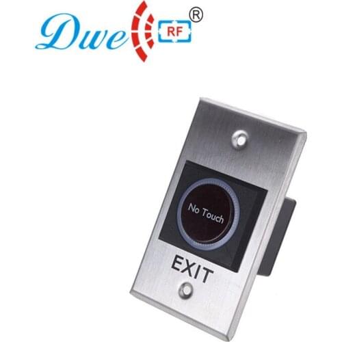DWE CC RF access control kits infrared sensor NO/NC/COM exit button hand shape no touch button