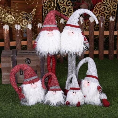 Navidad Santa Faceless Doll Christmas Decorations For Home Merry Christmas Tree Ornament Xmas Gifts For Kid Happy New Year