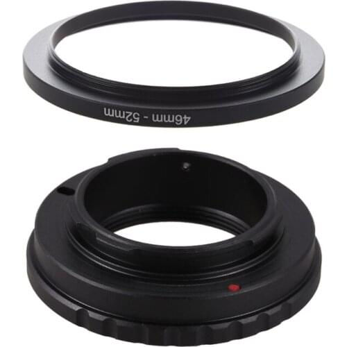 Camera Repairing 46Mm To 52Mm Metal Step Up Filter Ring Adapter & Camera C Mount Lens CCTV Lens For Pentax Q Q7 Q10 Q-S1