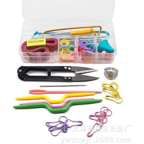 New Crochet Set Accessories Tools 58 Sets of Plastic Accessories Tools