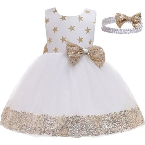 New Year Girls Dress Christmas Costume Newborn Princess Dresses For Halloween Easter Birthday Present 1-5 Year Baby Girl Dresses