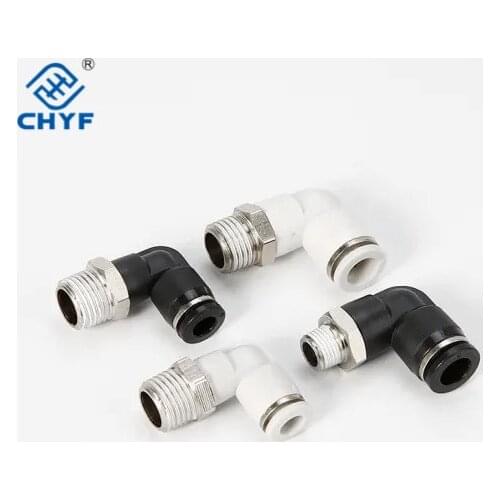 PL4-M5 PL6-01 PL8-02 PL10-03 PL12-04 C pneumatic connector quick thread right angle connection
