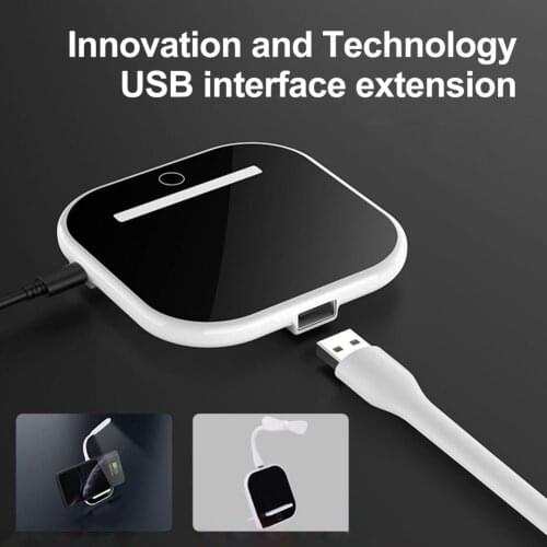 Portable Fast Charging Wireless Charger Night Light Desktop Mobile Phone Holder