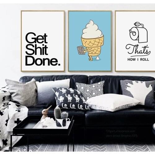 Nordic Decor Canvas Painting Elegant Peony Flower Phrase Poster And Print Wall Art Picture For Living Room Home Decoration