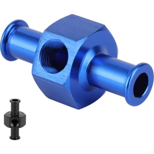 Fuel Nitrous Pressure Gauge Adapter Aluminium Alloy Universal 3/8in Hose 1/8in NPT Port