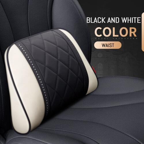 2021New leather Car Headrest Neck Support Seat / For Mercedes Maybach Design S Class Universal Car Pillow Neck Rest Cushion
