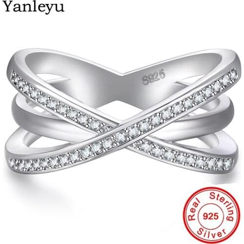 Yanleyu Rings With Cubic Zirkonia For Women