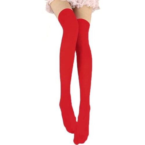 Women Sexy Stockings Fashion Over Knee Stockings Temptation Stretch Stocking Warm Medias Overknee Velvet Calze