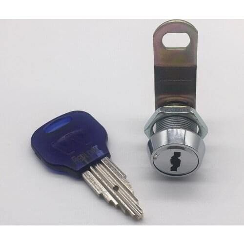 10 pieces 23mm widely used W-shape key show case metal door cam lock