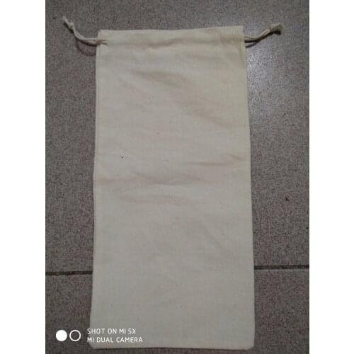 100pcs cotton small drawstring bag,custom gift bags wholesale 7*30cm jewelry pouches coffee bag for jewelry gift packaging