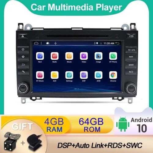AC8257 Octa Core CD For Mercedes Benz B200 A B Class W169 W245 Viano Vito W639 Sprinter W906 Carplay 4GB+64GB DSP GPS Android 10