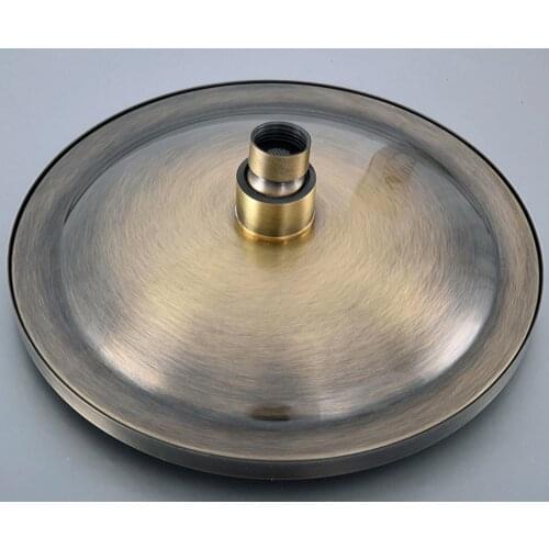 Bathroom Accessory 8" Inch Antique Bronze Water Saving Round Shape Top Rain Shower Head Bathroom Fitting ash254