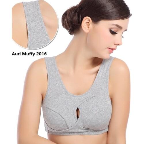 Auri Muffy 2016 Maternity bra yoga running sports underwear bra for pregnant women nursing bra gather vest girl sleeping bra
