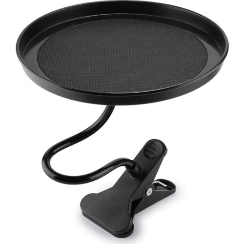 Car Cup Holder Durable 360 Degree Swivel Clip Type Car Food Tray For Drink Beverage Breakfast Burger Coffee Snacks