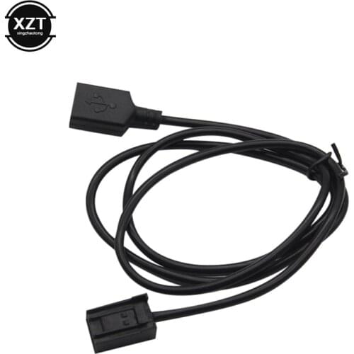 Car USB AUX Cable Wire Adapter Audio Media Music Interface For Mitsubishi Outlander ASX 2009 onwards Auto AUX