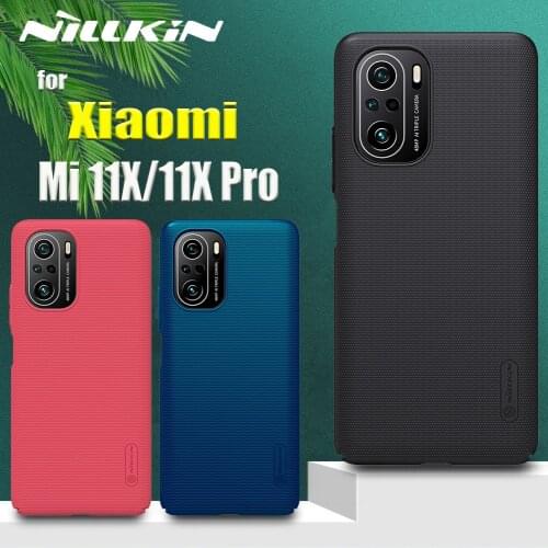 For Xiaomi Mi 11X Pro Case Casing Nillkin Frosted Shield Hard PC Plastic Phone Back Shockproof Full Cover on Mi11X Couqe Funda