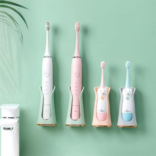 Electric toothbrush holder Punch-free Hanger Organizer toothbrush rack household bathroom wall-mounted storage bracket Bathroom