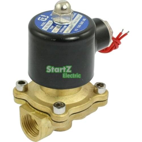 1/2" Inch Electric Air Gas Water Solenoid Valve Normally Closed DC12V DC24V AC110V AC220V