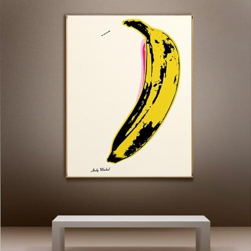 Andy Warhol "banana" Pop Art Decoration Painting Canvas Painting Posters and Prints Wall Pictures for Living Room Decor Cuadros