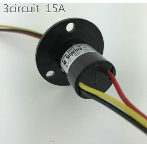 Excavator Conductive Sliding Ring 3 Route 15a Wind Power Generation High Current Rotating Collector Ring Brush Collector Ring